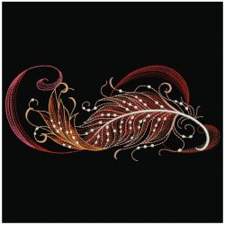 Fancy Feathers 09(Sm) machine embroidery designs