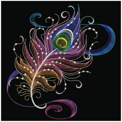 Fancy Feathers 10(Sm) machine embroidery designs
