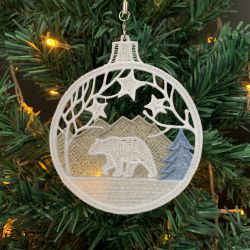 FSL Winter Woodland Scene machine embroidery designs