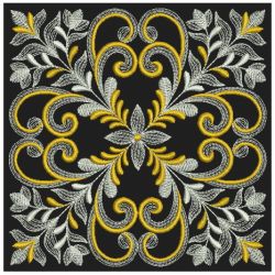 Shimmering Flourishes Quilt Block 02(Sm)