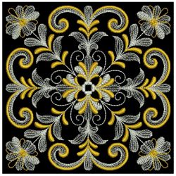 Shimmering Flourishes Quilt Block 03(Sm)