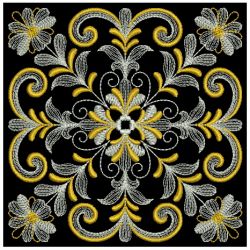 Shimmering Flourishes Quilt Block 03(Lg)