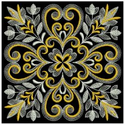 Shimmering Flourishes Quilt Block 08(Sm) machine embroidery designs