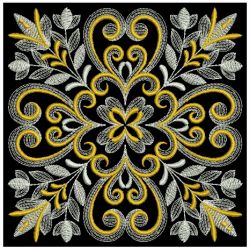 Shimmering Flourishes Quilt Block 08(Lg)