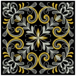 Shimmering Flourishes Quilt Block 09(Lg)