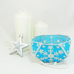 3D FSL Hexagon Snowflake Bowl 5 machine embroidery designs