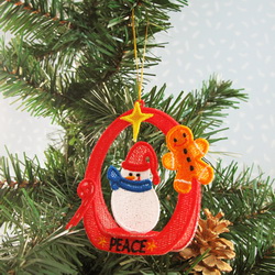 3D FSL Christmas Ornament 3 machine embroidery designs