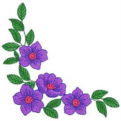 Heirloom Flower Corner 04(Sm) machine embroidery designs