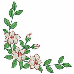 Heirloom Flower Corner 08(Sm) machine embroidery designs