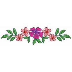 Heirloom Flower Border 06(Md) machine embroidery designs