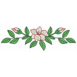 Heirloom Flower Border 08(Lg) machine embroidery designs