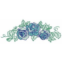 Heirloom Flower Border 09(Lg) machine embroidery designs