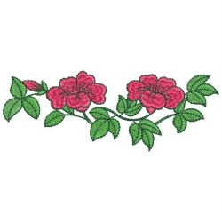 Heirloom Flower Border 10(Sm) machine embroidery designs