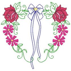 Heirloom Flower Center 03(Lg) machine embroidery designs