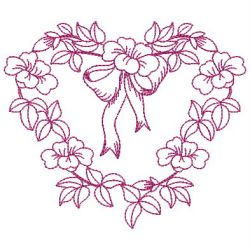 Redwork Flower Center 01(Sm) machine embroidery designs