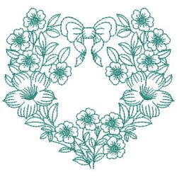 Redwork Flower Center 02(Lg) machine embroidery designs