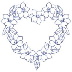 Redwork Flower Center 04(Md) machine embroidery designs