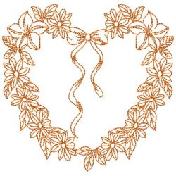 Redwork Flower Center 05(Md) machine embroidery designs