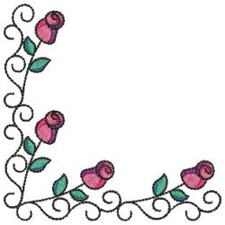 Sweet Roses machine embroidery designs