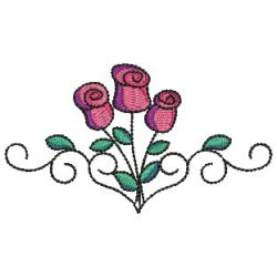 Sweet Roses 02 machine embroidery designs