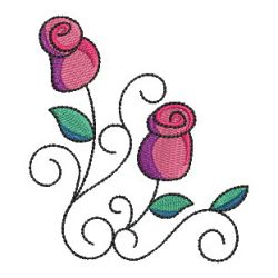 Sweet Roses 04 machine embroidery designs
