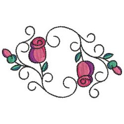 Sweet Roses 06 machine embroidery designs