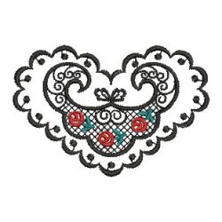 Sweet Roses Adornments 10 machine embroidery designs