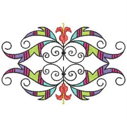 Colorful Adornments 08(Lg) machine embroidery designs