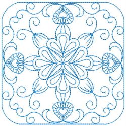 Redwork Quilt Blocks 07(Sm)