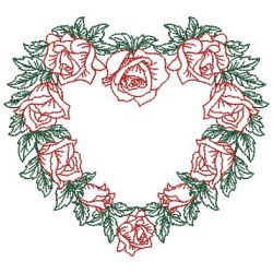 Heirloom Rose Center(Md) machine embroidery designs