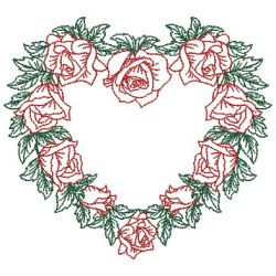 Heirloom Rose Center(Sm) machine embroidery designs