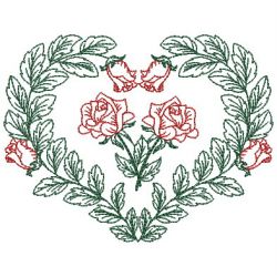 Heirloom Rose Center 05(Sm) machine embroidery designs