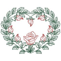 Heirloom Rose Center 07(Sm) machine embroidery designs