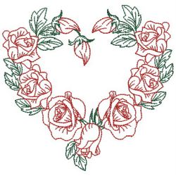 Heirloom Rose Center 09(Sm) machine embroidery designs