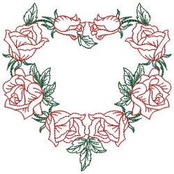 Heirloom Rose Center 10(Sm) machine embroidery designs
