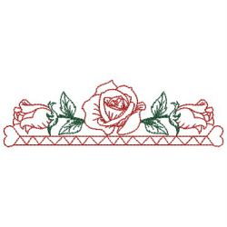 Heirloom Rose Border(Lg) machine embroidery designs