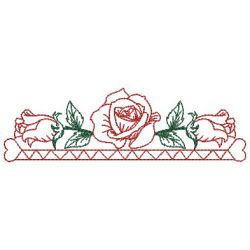 Heirloom Rose Border(Sm) machine embroidery designs