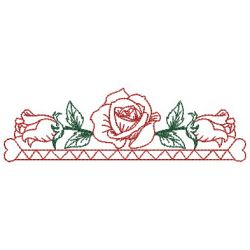 Heirloom Rose Border 01(Sm) machine embroidery designs