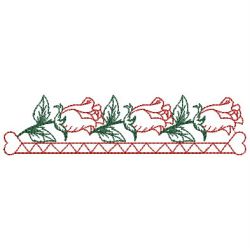 Heirloom Rose Border 02(Md) machine embroidery designs