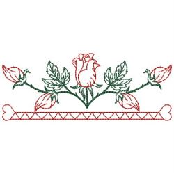 Heirloom Rose Border 03(Sm) machine embroidery designs