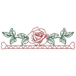 Heirloom Rose Border 04(Sm) machine embroidery designs