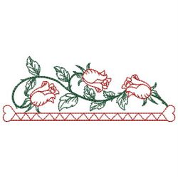 Heirloom Rose Border 05(Sm) machine embroidery designs