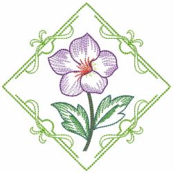 Heirloom Flowers 4 04(Md) machine embroidery designs