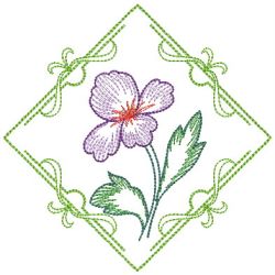 Heirloom Flowers 4 07(Md) machine embroidery designs