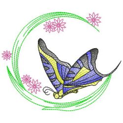 Summer Butterflies 07(Lg) machine embroidery designs