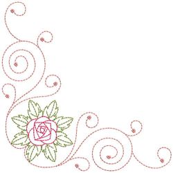 Fabulous Rose Corners 01(Lg) machine embroidery designs