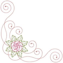 Fabulous Rose Corners 03(Sm) machine embroidery designs