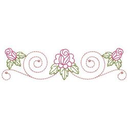 Fabulous Rose Borders 03(Sm) machine embroidery designs