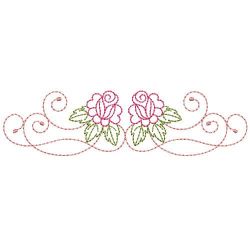 Fabulous Rose Borders 07(Lg) machine embroidery designs