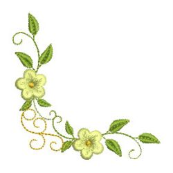 Flower Corners 01 machine embroidery designs